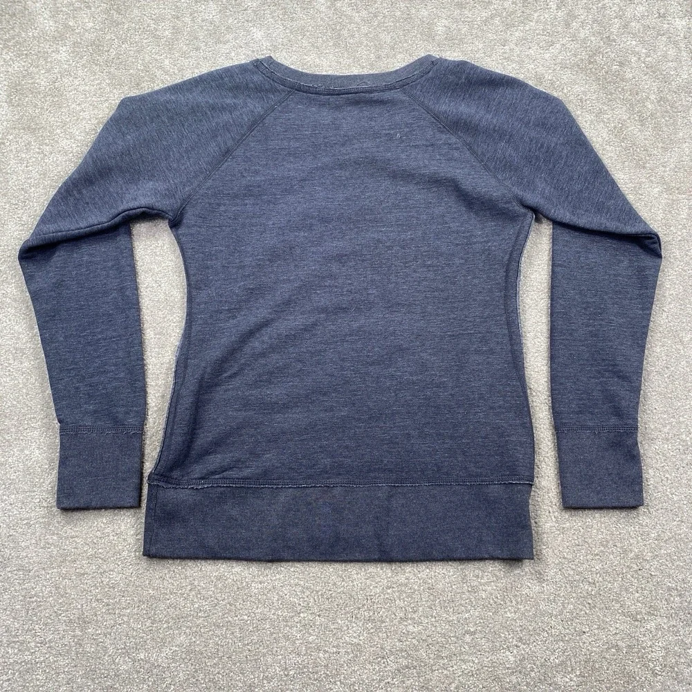 Lake George New York Women's‎ Sweatshirt Size Medium Blue Turtle - Picture 2 of 11